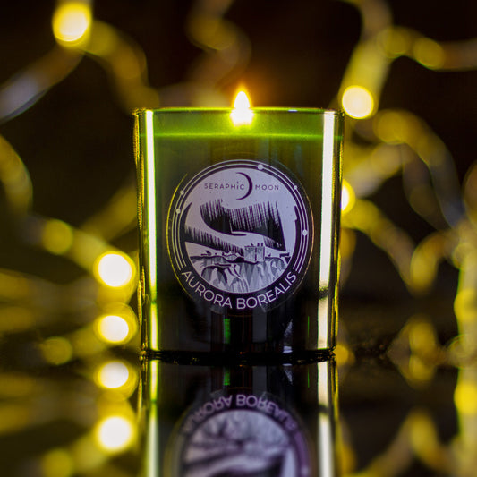 Aurora Borealis - Glass Vessel Candle