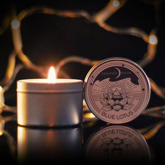 Blue Lotus - Travel Candle Tin