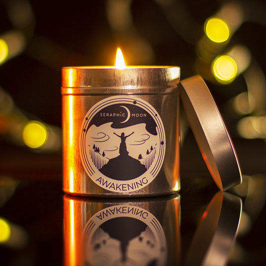 Awakening - Luxury Silver Candle Tin