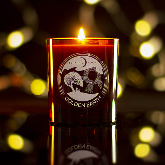 Golden Earth - Glass Vessel Candle