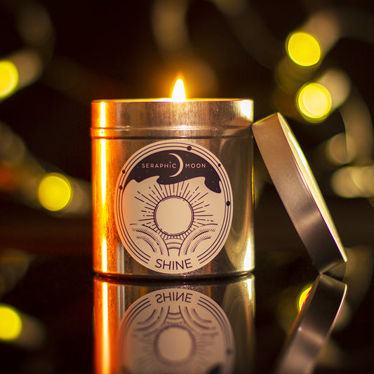 Shine - Luxury Silver Candle Tin