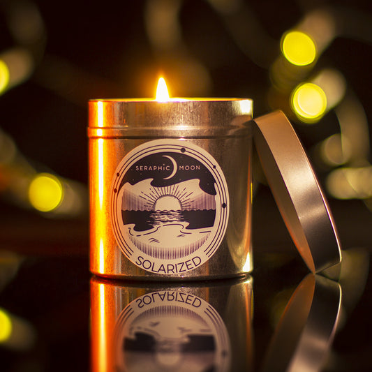 Solarized - Luxury Silver Candle Tin