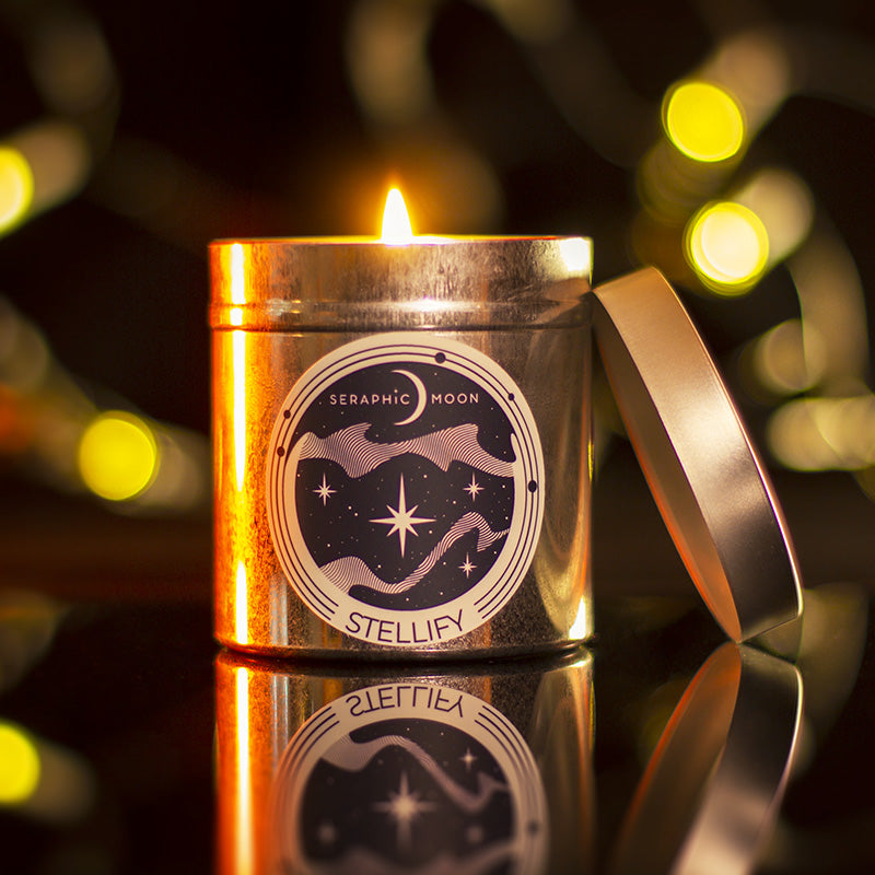 Luxury Silver Candle Tin